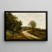 Gouvieux nära Chantilly - Jean-Baptiste-Camille Corot — inramlat konstverk på väggen