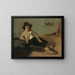 en pojke från Italien - Jean-Baptiste-Camille Corot — inramlat konstverk på väggen