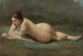 en ung kvinna som ligger på gräset - Jean-Baptiste-Camille Corot — vy av konstverket