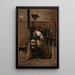 L'Atelier de Corot - Jean-Baptiste-Camille Corot — inramlat konstverk på väggen