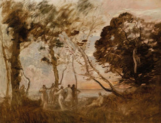 La Danse des nymphes - Jean-Baptiste-Camille Corot — vy av konstverket