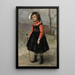 La Petite Pie - Jean-Baptiste-Camille Corot — inramlat konstverk på väggen