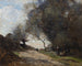 La cueillette au bord du chemin - Jean-Baptiste-Camille Corot — vy av konstverket