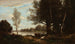 Landskap med kor - Jean-Baptiste-Camille Corot — vy av konstverket
