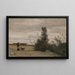 Le berger avec le chien Rover - Jean-Baptiste-Camille Corot — inramlat konstverk på väggen