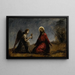 Le Christ au jardin des Oliviers - Jean-Baptiste-Camille Corot — inramlat konstverk på väggen