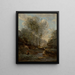 Le Vallon des Chèvres Souvenir du Lac de Garde - Jean-Baptiste-Camille Corot — inramlat konstverk på väggen