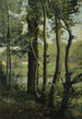 Les Evaux nära Château-Thierry väg kantad av träd - Jean-Baptiste-Camille Corot — vy av konstverket