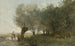 Les Saules à la Pointe de l'Île - Jean-Baptiste-Camille Corot — vy av konstverket