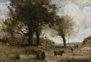 JeanBaptisteCamille Corot - Les Vachres La Fontaine.webp