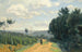 Les hauteurs de Sèvres Le chemin Troyon - Jean-Baptiste-Camille Corot — vy av konstverket
