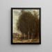 Lisière de bois - Jean-Baptiste-Camille Corot — inramlat konstverk på väggen