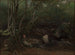 en getflicka sittande bredvid en bäck i en skog - Jean-Baptiste-Camille Corot — vy av konstverket