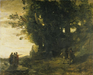 Landskap av Macbeth - Jean-Baptiste-Camille Corot — vy av konstverket