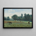 Marcoussis Les Vaches Au Pâturage - Jean-Baptiste-Camille Corot — inramlat konstverk på väggen