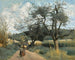 Marcoussis, väg genom fälten - Jean-Baptiste-Camille Corot — vy av konstverket