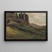 Marino Grandes Fabriques au sommet des rochers - Jean-Baptiste-Camille Corot — inramlat konstverk på väggen
