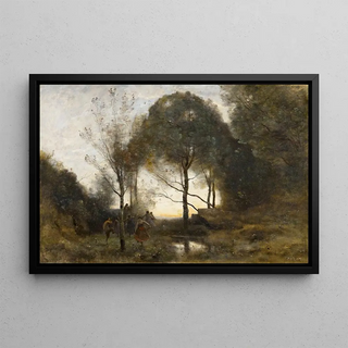 JeanBaptisteCamille Corot - Nymphes et Faunes Nymphs and Fauns.webp