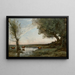 Marais Antiques - Jean-Baptiste-Camille Corot — inramlat konstverk på väggen