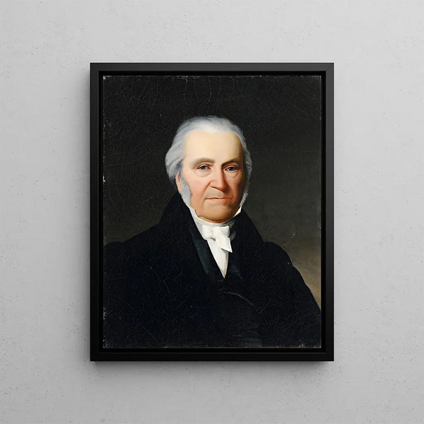 Portrait av André Osmond - Jean-Baptiste-Camille Corot — inramlat konstverk på väggen