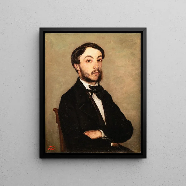 Henri Sennegon, Corots brorson - Jean-Baptiste-Camille Corot — inramlat konstverk på väggen