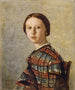 Porträtt av en ung flicka - Jean-Baptiste-Camille Corot — vy av konstverket
