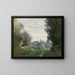 Rayons du matin - Jean-Baptiste-Camille Corot — inramlat konstverk på väggen
