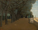 Terrass av Villa Pamphili i Rom - Jean-Baptiste-Camille Corot — vy av konstverket