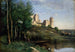 Ruinerna av Château de Pierrefonds - Jean-Baptiste-Camille Corot — vy av konstverket