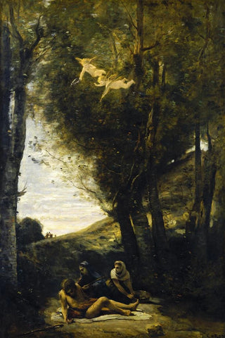 JeanBaptisteCamille Corot - Saint Sebastian Succored by the Holy Women.webp