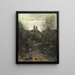 Semur Le Chemin De L'église - Jean-Baptiste-Camille Corot — inramlat konstverk på väggen