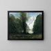 Solitude, souvenir de Vigen Limousin - Jean-Baptiste-Camille Corot — inramlat konstverk på väggen