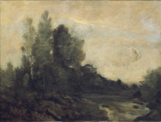 Souvenir d'Ariccia - Jean-Baptiste-Camille Corot — vy av konstverket