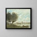Souvenir d'Ault - Jean-Baptiste-Camille Corot — inramlat konstverk på väggen