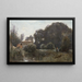 Souvenir de la Villa Borghèse - Jean-Baptiste-Camille Corot — inramlat konstverk på väggen