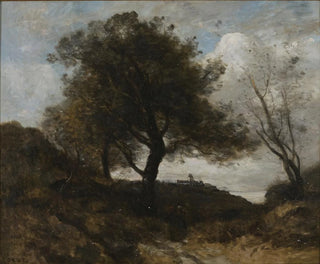 Souvenir de Normandie - Jean-Baptiste-Camille Corot — vy av konstverket