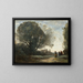 Souvenir de Terracina - Jean-Baptiste-Camille Corot — inramlat konstverk på väggen