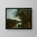 Souvenir des environs du lac Nemi - Jean-Baptiste-Camille Corot — inramlat konstverk på väggen