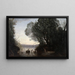 Le Bain de Diane - Jean-Baptiste-Camille Corot — inramlat konstverk på väggen