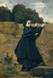 La Petite Curieuse - Jean-Baptiste-Camille Corot — vy av konstverket