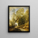 La forêt de Coubron - Jean-Baptiste-Camille Corot — inramlat konstverk på väggen