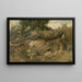 La Carrière de Chaise-Marie à Fontainebleau - Jean-Baptiste-Camille Corot — inramlat konstverk på väggen