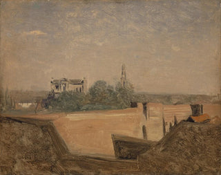 Les remparts d'Arras - Jean-Baptiste-Camille Corot — vy av konstverket