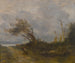 En vindbygel vid havskanten - Jean-Baptiste-Camille Corot — vy av konstverket