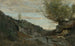 en flod i Abruzzes - Jean-Baptiste-Camille Corot — vy av konstverket