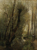 En bäck nära Beauvais - Jean-Baptiste-Camille Corot — vy av konstverket