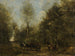 En allé i Wagnonville-skogen - Jean-Baptiste-Camille Corot — vy av konstverket