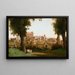 Vue des jardins Farnèse, Rom - Jean-Baptiste-Camille Corot — inramlat konstverk på väggen