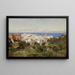 Vue de Gênes - Jean-Baptiste-Camille Corot — inramlat konstverk på väggen