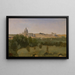 Vue de Rome depuis le Mont Pincio - Jean-Baptiste-Camille Corot — inramlat konstverk på väggen